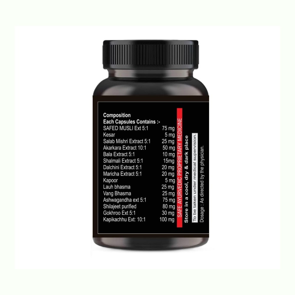 NIght Play Herbal Man Power Tablets for Men Long Time Ayurvedic Medicine Natural Stamina Booster Muscle Growth Capsules